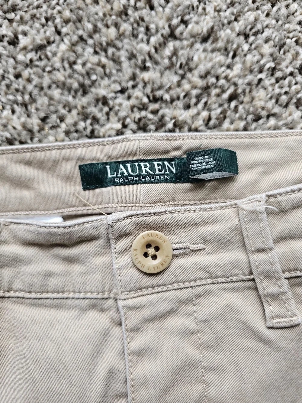 Lauren Ralph Lauren Men's Khaki Chino Shorts